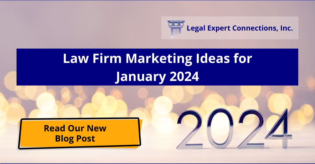 2024 Law Firm Marketing Plan Ideas for January - Legal Marketing ...