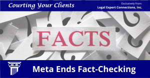 Meta ends fact-checking. Law firm marketing on Facebook needs close attention.